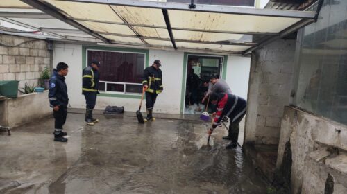 Afectaciones provocadas por las recientes lluvias en Tlaxco son atendidas por Gobierno Municipal