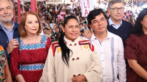 Ana Lilia Rivera llama a la unidad en Tlaxcala para fortalecer la transformación; legisladores federales respaldan su mensaje
