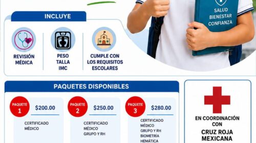 Reprograman Campaña de Certificados Médicos Escolares en Tetlanohcan
