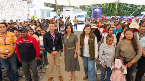 Rocío Hernández Castillo impulsa acciones de bienestar para las familias huamantlecas con la entrega de 146 tinacos