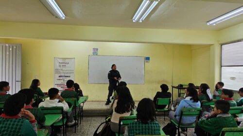 Salvador Santos fortalece la prevención del delito con acciones permanentes en escuelas y comunidades