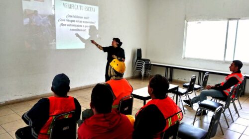 Capacita ayuntamiento de Tlaxcala a la ciudadanía en primer auxilios y uso de extintores 
