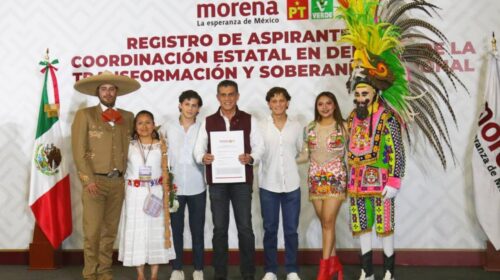 Alfonso Sánchez García formalizó su registro para ser Coordinador de la Defensa de la Transformación y la Soberanía Nacional en Tlaxcala