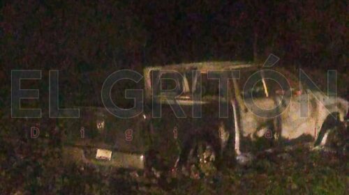 Privan de la libertad a padre y sus dos hijos; uno aparece ejecutado junto a camioneta calcinada