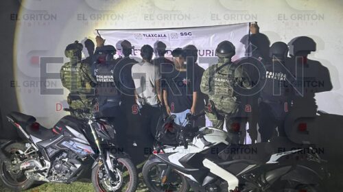 En persecución, capturan a dos roba motos en Chiautempan; uno es menor de edad
