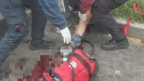 Atacan a balazos a ciudadano que intentó impedir asalto a abuelita en Apizaco; delincuentes escaparon pero sufrieron un accidente