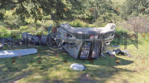 Aseguran centro clandestino para desvalijar tráileres robados en Calpulalpan