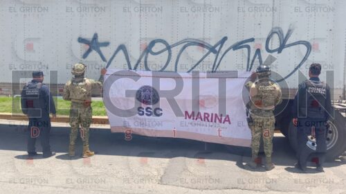 Marina y SSC recuperan en Calpulalpan tráiler y caja robados con violencia en el Edomex