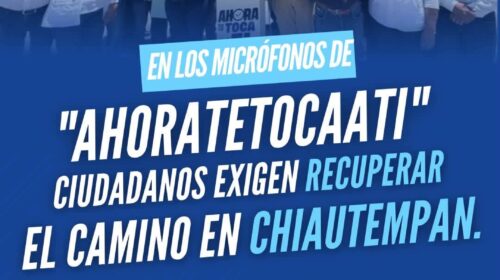 Desde la plaza pública, Chiautempan alza la voz por seguridad, honestidad y oportunidades