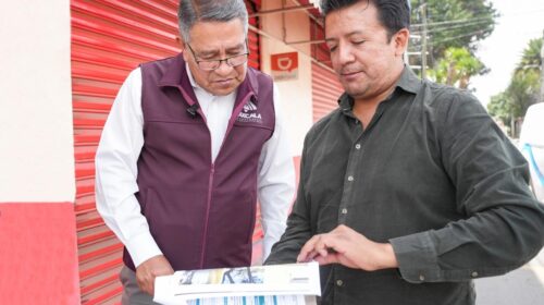 Supervisa presidente municipal de Tlaxcala trabajos de desazolve preventivo en bulevar Gasoducto