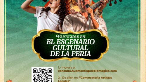 Gobierno de Huamantla convoca a artistas locales a formar parte del Escenario Cultural de la Feria Internacional del Arte Efímero y la Dalia 2026