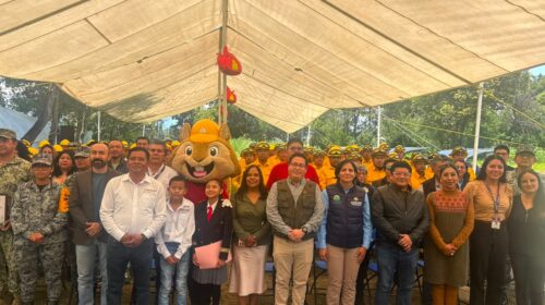 Tetlanohcan reconoce la labor de las y los combatientes de incendios forestales