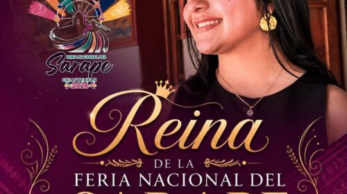 Es Esthefany Galilea Mendieta García la Reina de la Feria Nacional del Sarape Chiautempan 2026