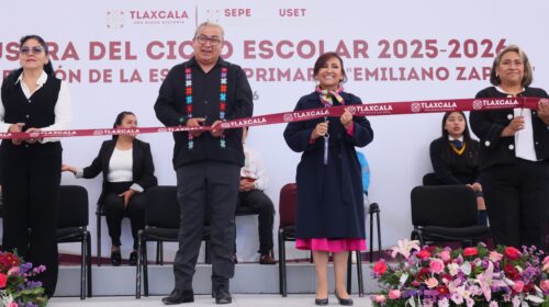 Inaugura gobernadora nuevas instalaciones educativas durante la clausura del ciclo escolar 2025-2026