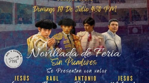 Presentan cartel de la Novillada de Feria de Tetla 2026