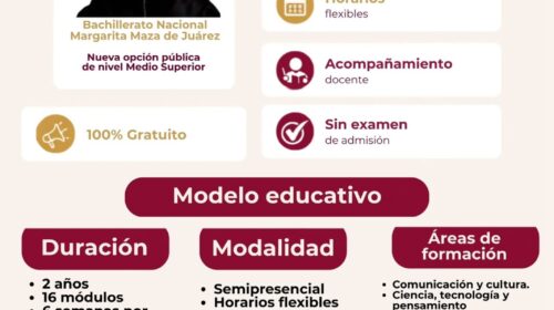 En San Pablo del Monte se construirá el Bachillerato Margarita Maza; jóvenes ya pueden inscribirse