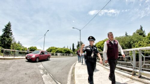 Ayuntamiento de Tlaxcala avanza con el proyecto de sendero seguro para proteger a niles de familias 