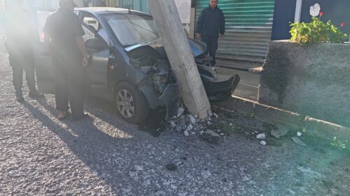 Atiende Gobierno Municipal afectación en el suministro eléctrico tras accidente de tránsito