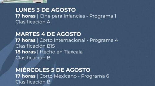 Huamantla será del circuito intermunicipal del Festival Internacional de Cine de Tlaxcala