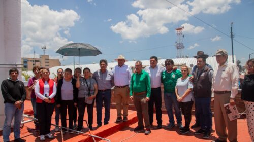 ​Entrega el Gobierno de Apizaco rehabilitación e impermeabilización de casi mil metros cuadrados en la Plaza Guadalupe