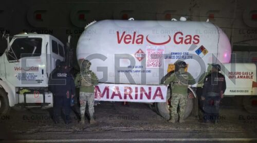 Aseguran SSC y Marina dos presuntas “huachipipas” con más de 40 mil litros de gas LP en Nanacamilpa; investigan posible ordeña de ductos