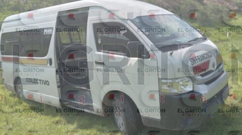 Delincuentes secuestran a chofer para robarle su colectiva en Tlaxcala; Policía Municipal lo rescata y recupera la unidad