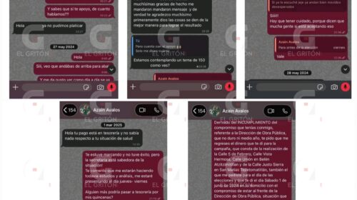Paga lo que debes”: Exhiben chats y acusan al alcalde de Apetatitlán de cobros por cargos y falsificar firmas