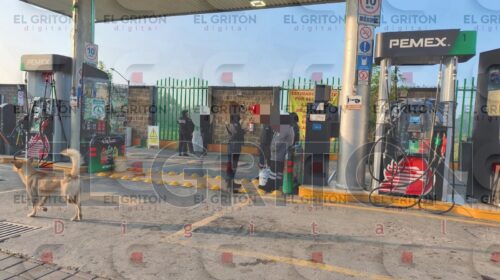 Con pistola en mano asaltan gasolinera en Nativitas; ladrón escapa con más de 10 mil pesos tras amenazar a despachadora