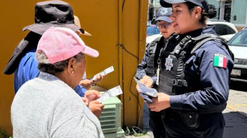 La Dirección ejecutiva de la SSC fortalece la proximidad social con la “La SSC Cerca de ti” en Huamantla