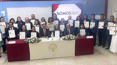 Fortalece UATx calidad académica con certificación ANFECA de 28 docentes de la FCEA