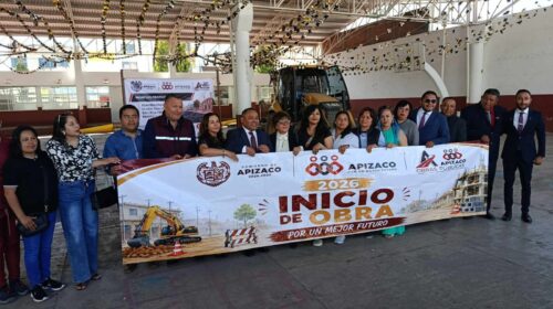 Apizaco fortalece infraestructura urbana y educativa con obras por más de 3 mdp