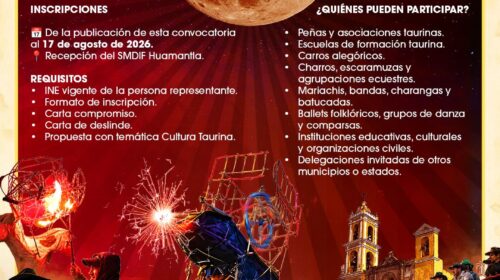 Abren convocatoria para participar en el Desfile de Huamantlada 2026