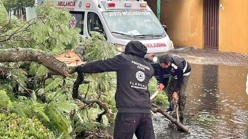 Tras intensa lluvia se activa respuesta inmediata de las brigadas municipales en la capital