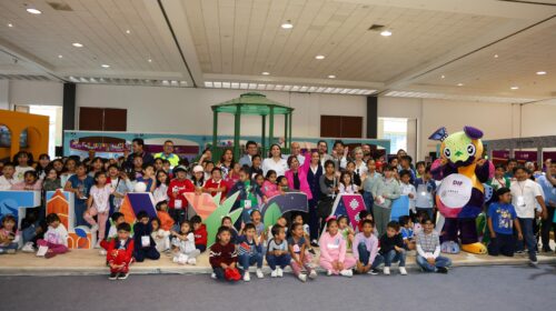 Gobernadora convivencia con más de 500 infantiles del curso de verano “Ciudad de las y los niños 2026” del Sedif