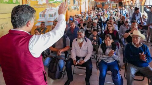 Ejidatarios y comisariados de Huamantla se suman con Alfonso Sánchez, respaldan su proyecto de defensa
