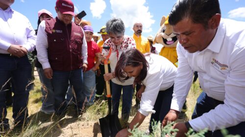Encabeza gobernadora Jornada Nacional de Reforestación; Tlaxcala planta más de 80 mil árboles 
