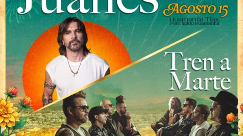 Juanes llega a Huamantla este 15 de agosto con un espectáculo de primer nivel