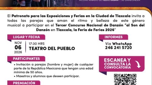 ¡Saca los pasos y gana $10 mil pesos! Buscan a los mejores bailarines de danzón en la Feria Tlaxcala 2026