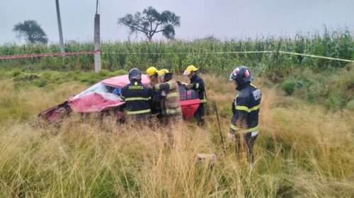 Accidente vehicular deja una persona sin vida en carretera Huamantla–San José Xicohténcatl