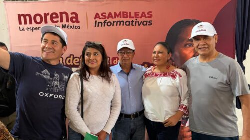 Ana Lilia Rivera intensifica recorridos por Tlaxcala; pide combatir la desinformación