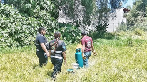 Protección Civil atiende fuga de gas en Ixtulco