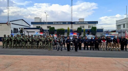 Fuerzas de seguridad suman esfuerzos para una Huamantlada segura