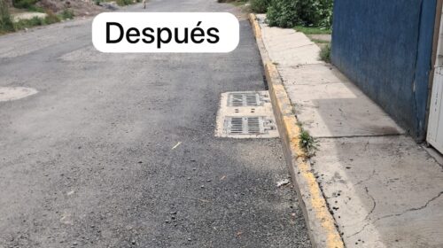 Obras que no se ven, pero que son necesarias: Tetlanohcan concluye drenaje pluvial en calle Miguel Alemán