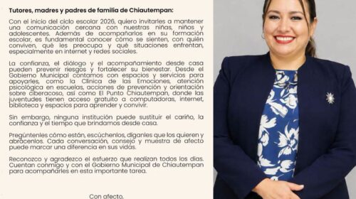 Blanca Angulo llama a fortalecer la comunicación entre padres e hijos durante el regreso a clases