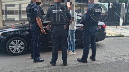 Le roban el pago de “Compartamos” a punta de pistola frente a su familia en Apizaco