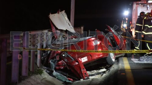 Matrimonio muere tras brutal accidente en la carretera El Molinito-Texmelucan; dos personas más resultan heridas