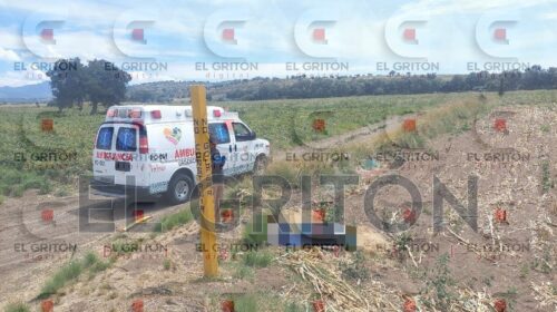 Muere motociclista tras derrapar y salir proyectado varios metros en Huamantla