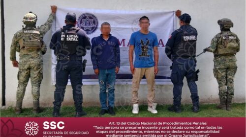 Programa de acompañamiento vehicular de la SSC permite la detención de dos sujetos