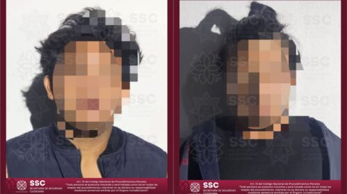 Detiene SSC a dos sujetos por portación de objetos aptos para agredir en Chiautempan 