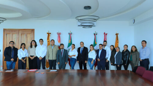 Rector de la UATx da la bienvenida a docentes de la Universidad Popular del Cesar, Colombia